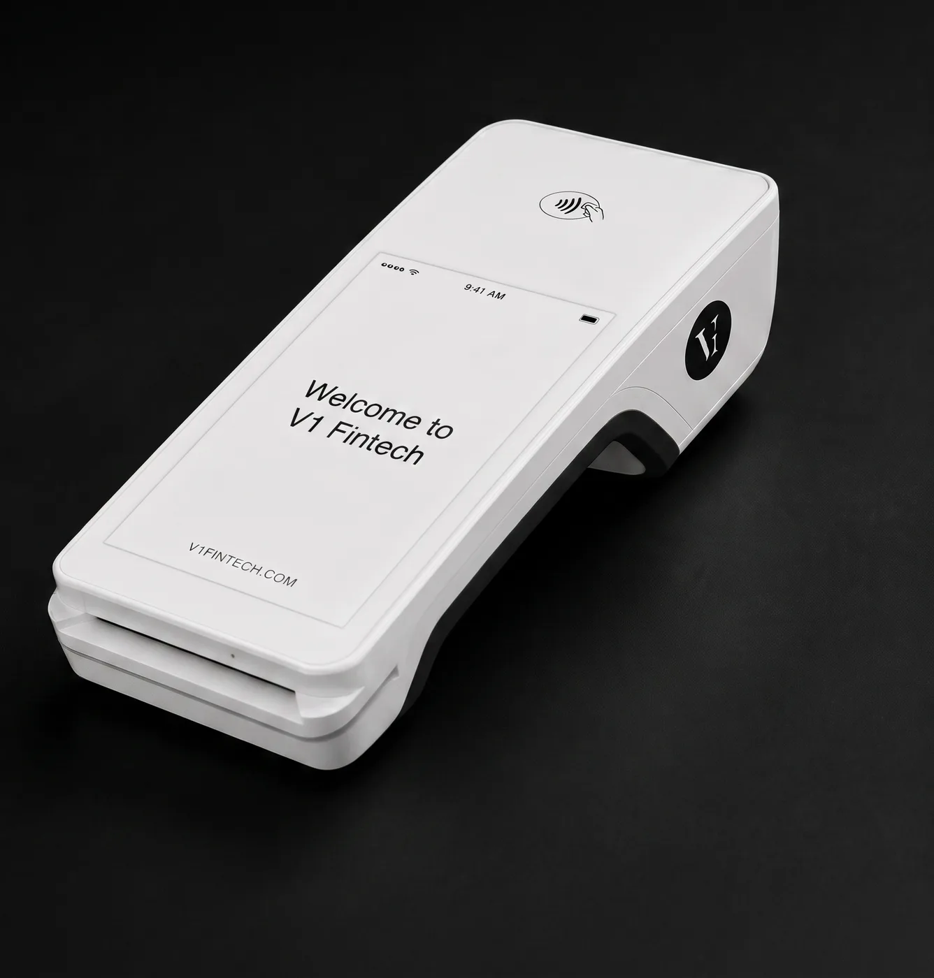 V1 Fintech point-of-sale terminal
